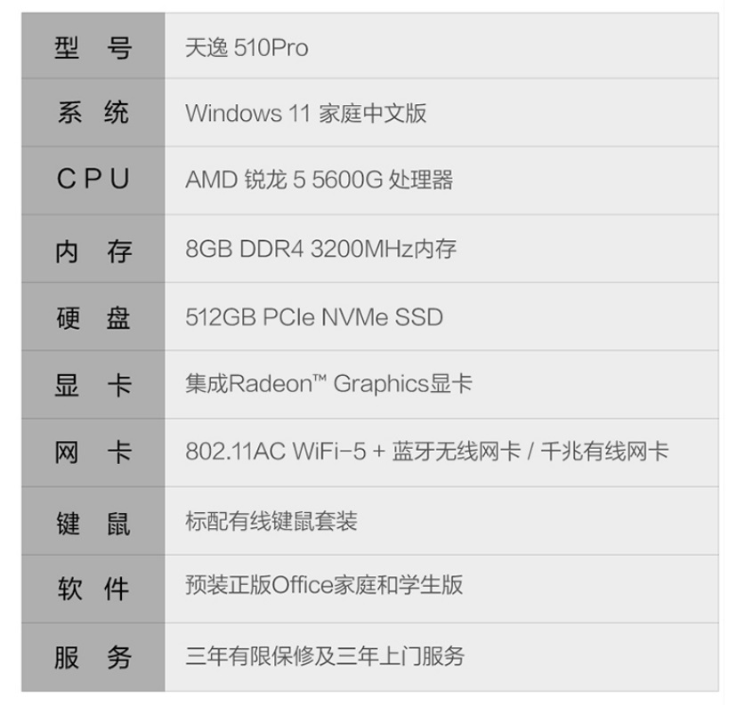 天逸510pro锐龙R5 8G512G参数7.jpg