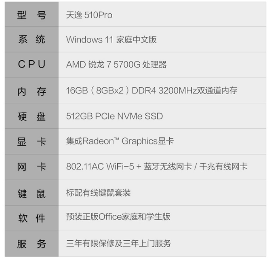 天逸510pro锐龙R7 16G512G参数7.jpg